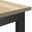 vidaXL Étkező pad Sonoma tölgy 100 x 32,5 x 48,5 cm Műszaki fa és acél