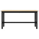 vidaXL Étkező pad Sonoma tölgy 100 x 32,5 x 48,5 cm Műszaki fa és acél