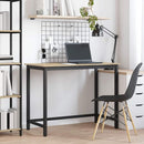 vidaXL asztal Sonoma tölgy 80 x 50 x 76,5 cm Műszaki fa és acél