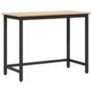 vidaXL asztal Sonoma tölgy 80 x 50 x 76,5 cm Műszaki fa és acél