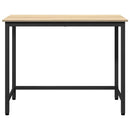 vidaXL asztal Sonoma tölgy 80 x 50 x 76,5 cm Műszaki fa és acél