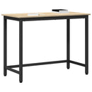 vidaXL asztal Sonoma tölgy 80 x 50 x 76,5 cm Műszaki fa és acél
