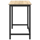 vidaXL asztal Sonoma tölgy 80 x 50 x 76,5 cm Műszaki fa és acél