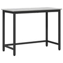 vidaXL asztal Szürke Sonoma 80 x 50 x 76,5 cm Műszaki fa és acél
