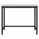 vidaXL asztal Szürke Sonoma 80 x 50 x 76,5 cm Műszaki fa és acél