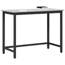 vidaXL asztal Szürke Sonoma 80 x 50 x 76,5 cm Műszaki fa és acél