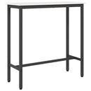 vidaXL asztal Fehér 100 x 40 x 101 cm Műszaki fa és acél