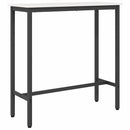 vidaXL asztal Fehér 100 x 40 x 101 cm Műszaki fa és acél