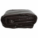 vidaXL Ponyva 650g / m² Barna 1,5 x 2,5 m Vászon PVC bevonattal