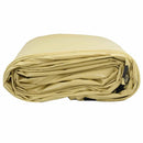 vidaXL Ponyva 650g / m² Bézs 5 x 5 m Vászon PVC bevonattal