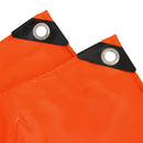 vidaXL Ponyva 650g / m² Narancssárga 5 x 5 m Vászon PVC bevonattal
