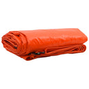 vidaXL Ponyva 650g / m² Narancssárga 5 x 5 m Vászon PVC bevonattal