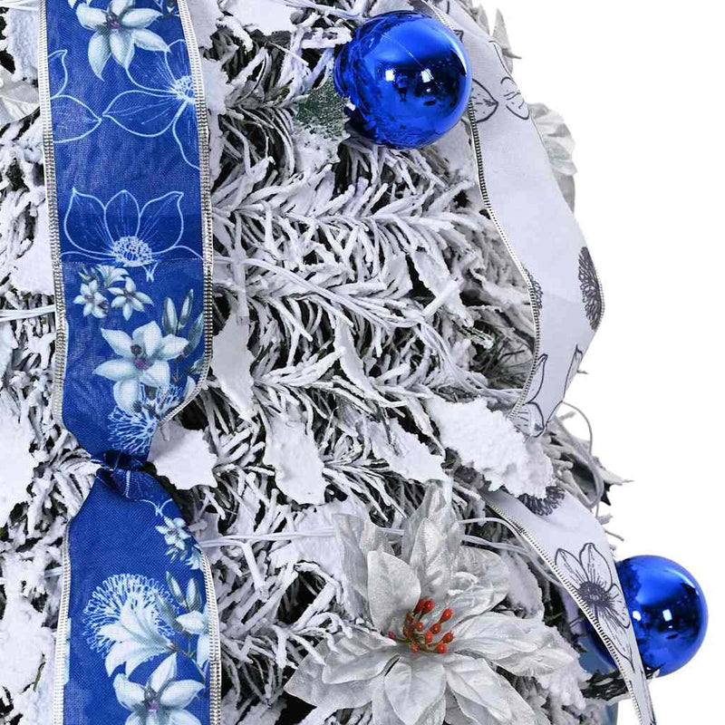 vidaXL Mű karácsonyfa 150 LED-del állvánnyal Zöld 180 cm PVC