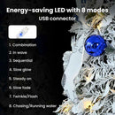 vidaXL Mű karácsonyfa 200 LED-del állvánnyal Fehér 210 cm PVC