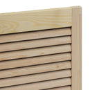 vidaXL Széfajtó 4 pcs Természetes 110 x 2,1 x 39,5 cm Tömör fenyőfa