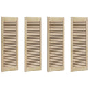 vidaXL Széfajtó 4 pcs Természetes 110 x 2,1 x 39,5 cm Tömör fenyőfa