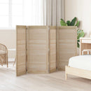vidaXL Széfajtó 4 pcs Természetes 49,5 x 2,1 x 110 cm Tömör fenyőfa