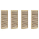 vidaXL Széfajtó 4 pcs Természetes 49,5 x 2,1 x 110 cm Tömör fenyőfa