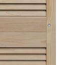 vidaXL Széfajtó 4 pcs Természetes 140,5 x 2,1 x 39,5 cm Tömör fenyőfa