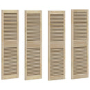 vidaXL Széfajtó 4 pcs Természetes 140,5 x 2,1 x 39,5 cm Tömör fenyőfa