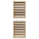 vidaXL Széfajtó 4 pcs Természetes 49,5 x 2,1 x 140,5 cm Tömör fenyőfa