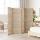 vidaXL Széfajtó 4 pcs Természetes 49,5 x 2,1 x 140,5 cm Tömör fenyőfa