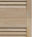 vidaXL Széfajtó 4 pcs Természetes 170 x 2,1 x 39,5 cm Tömör fenyőfa