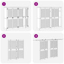 vidaXL Széfajtó 4 pcs Természetes 170 x 2,1 x 39,5 cm Tömör fenyőfa