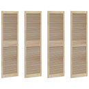 vidaXL Széfajtó 4 pcs Természetes 170 x 2,1 x 49,5 cm Tömör fenyőfa