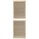 vidaXL Széfajtó 4 pcs Természetes 170 x 2,1 x 59,5 cm Tömör fenyőfa