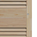 vidaXL Széfajtó 4 pcs Természetes 170 x 2,1 x 59,5 cm Tömör fenyőfa