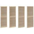 vidaXL Széfajtó 4 pcs Természetes 170 x 2,1 x 59,5 cm Tömör fenyőfa