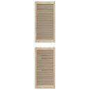 vidaXL Széfajtó 4 pcs Természetes 201 x 2,1 x 49,5 cm Tömör fenyőfa