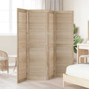 vidaXL Széfajtó 4 pcs Természetes 201 x 2,1 x 49,5 cm Tömör fenyőfa