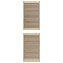 vidaXL Széfajtó 4 pcs Természetes 201 x 2,1 x 59,5 cm Tömör fenyőfa