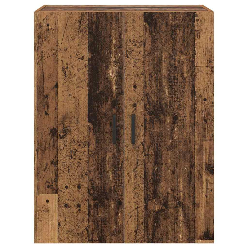 vidaXL Fali Szekrények 2 pcs Régi fa 69.5 x 34 x 90 cm Faanyag