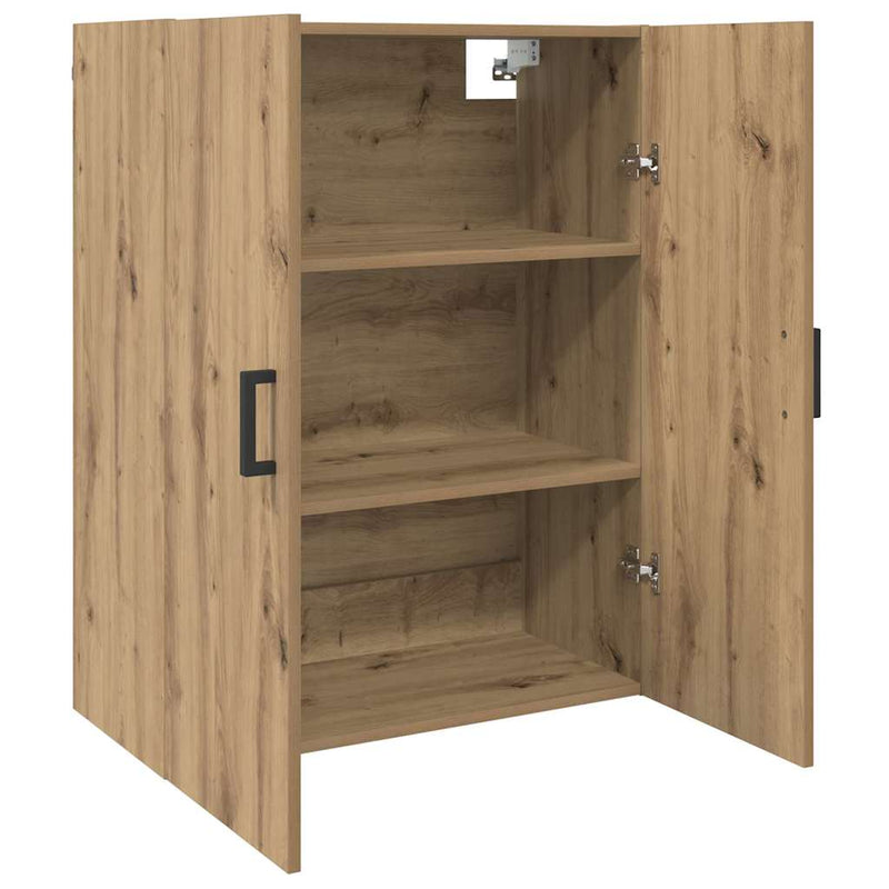 vidaXL Fali Szekrények 2 pcs kézműves tölgy 69.5 x 34 x 90 cm Faanyag