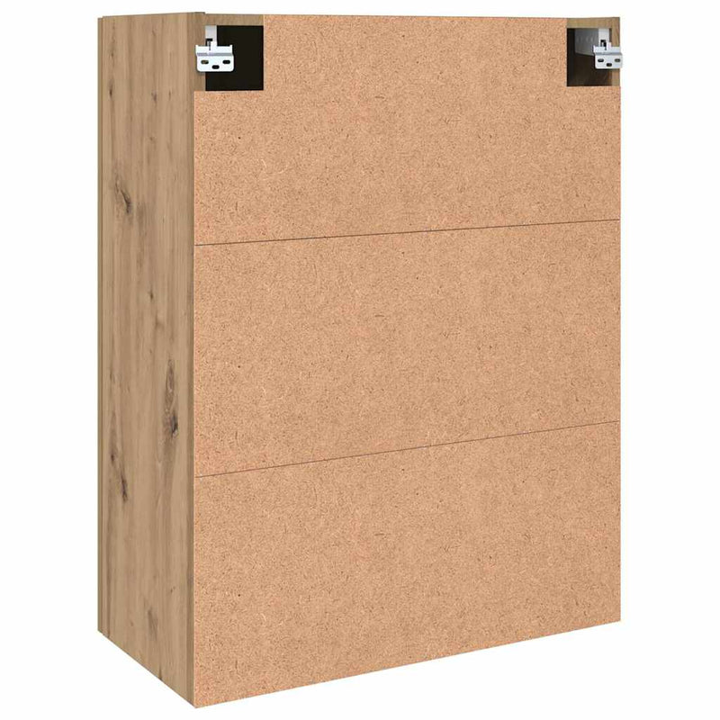 vidaXL Fali Szekrények 2 pcs kézműves tölgy 69.5 x 34 x 90 cm Faanyag
