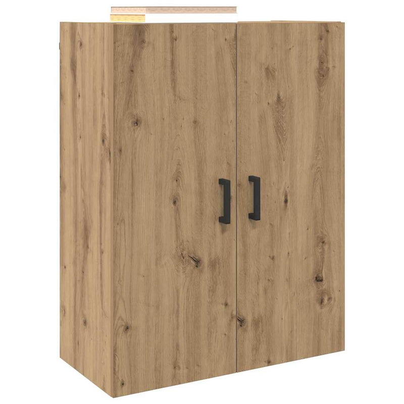 vidaXL Fali Szekrények 2 pcs kézműves tölgy 69,5 x 34 x 90 cm Faanyag