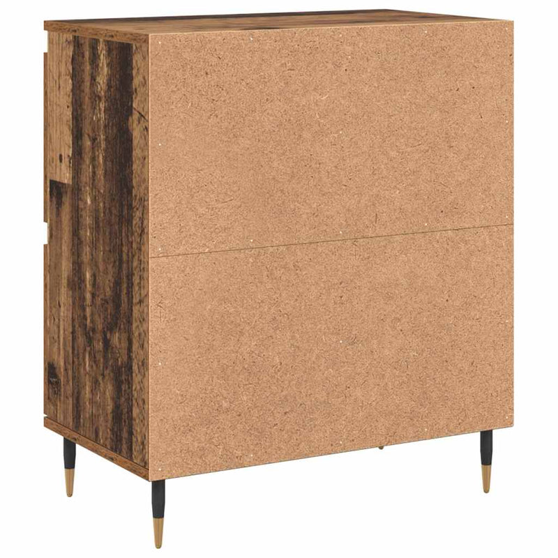vidaXL Oldalszekrények 3 pcs Régi fa 180 x 35 x 70 cm Faanyag