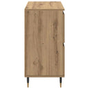 vidaXL Oldalszekrények 3 pcs kézműves tölgy 180 x 35 x 70 cm Faanyag
