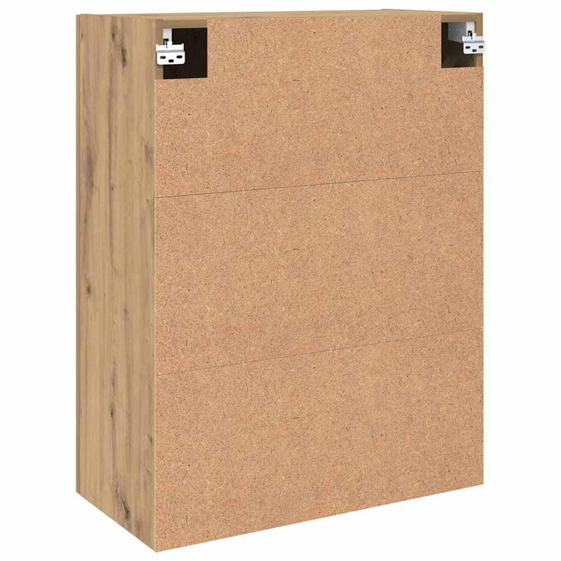 vidaXL Fali Szekrények 2 pcs kézműves tölgy 69.5 x 34 x 90 cm Faanyag