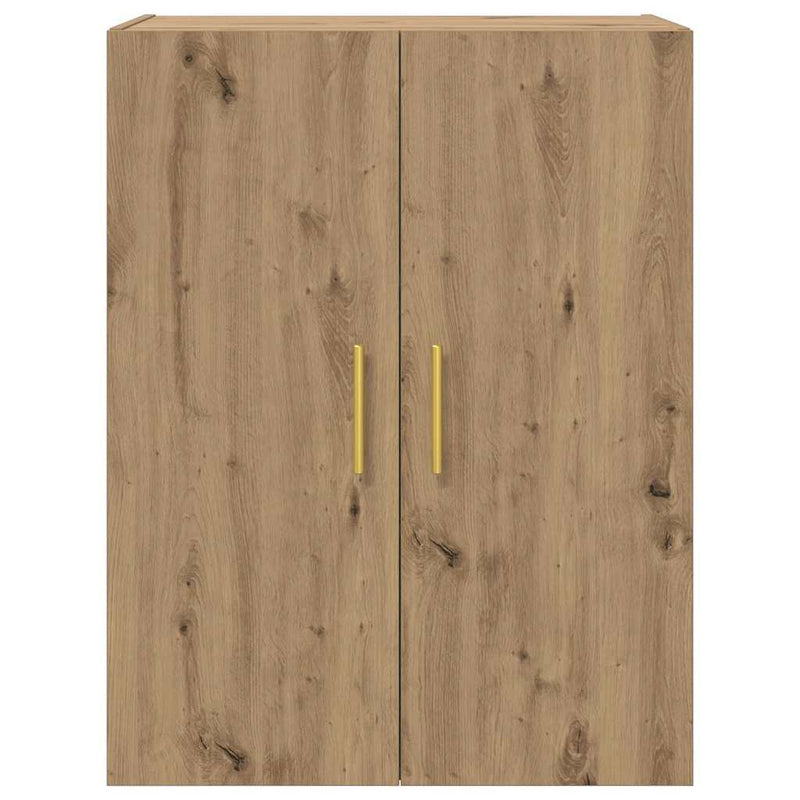 vidaXL Fali Szekrények 2 pcs kézműves tölgy 69.5 x 34 x 90 cm Faanyag