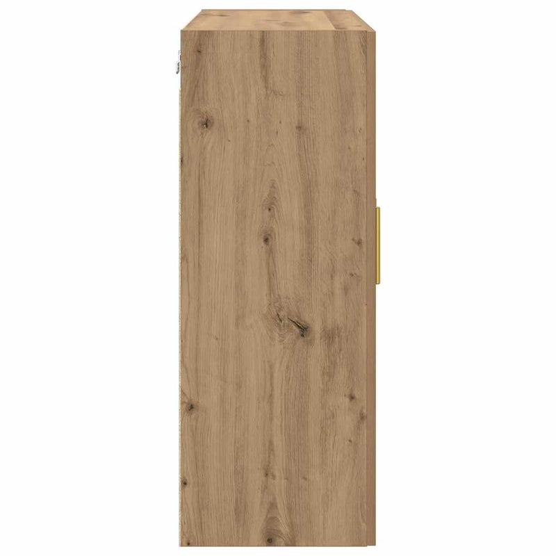 vidaXL Fali Szekrények 2 pcs kézműves tölgy 69.5 x 34 x 90 cm Faanyag
