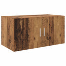 vidaXL Tárolószekrény 2 pcs Öreg fa 80 x 42,5 x 225 cm