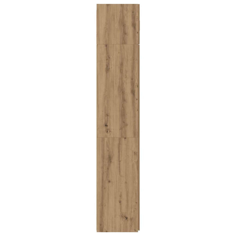 vidaXL Tárolószekrény kézműves tölgy 80 x 42.5 x 225 cm Faanyag