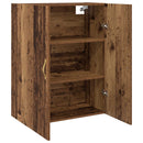 vidaXL Fali szekrény 2 pcs Öreg fa 69,5 x 34 x 90 cm Faanyag