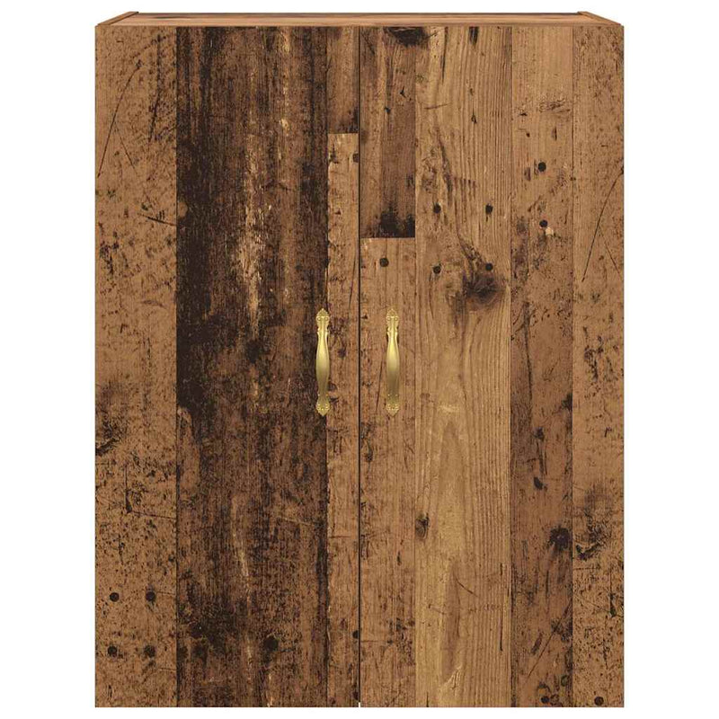 vidaXL Fali Szekrények 2 pcs Régi fa 69,5 x 34 x 90 cm Faanyag