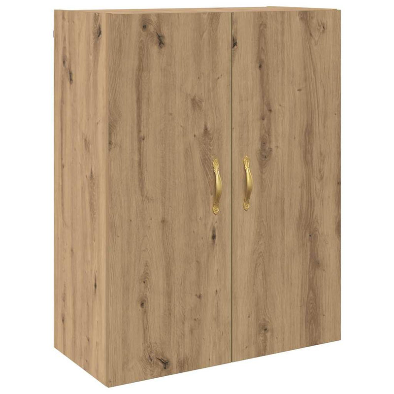 vidaXL Fali Szekrények 2 pcs kézműves tölgy 69.5 x 34 x 90 cm Faanyag