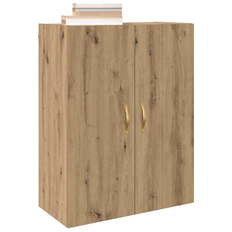 vidaXL Fali Szekrények 2 pcs kézműves tölgy 69.5 x 34 x 90 cm Faanyag